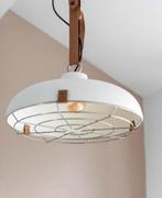 Hanglampen eettafel- wit (Loods5) - 2 stuks, Ophalen, Zo goed als nieuw, Metaal, 50 tot 75 cm