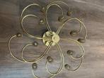 Messing spiraallamp design, Huis en Inrichting, Lampen | Tafellampen, Ophalen, Minder dan 50 cm