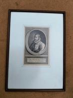 Gravure François Maalzon Syndicus Friesland Houbraken 1740, Antiek en Kunst, Kunst | Etsen en Gravures, Ophalen of Verzenden