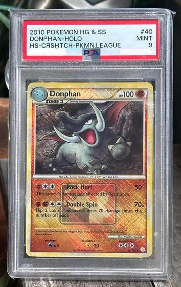 Donphan #40 HOLO * Pokemon HeartGold & SoulSilver PSA9 beschikbaar voor biedingen