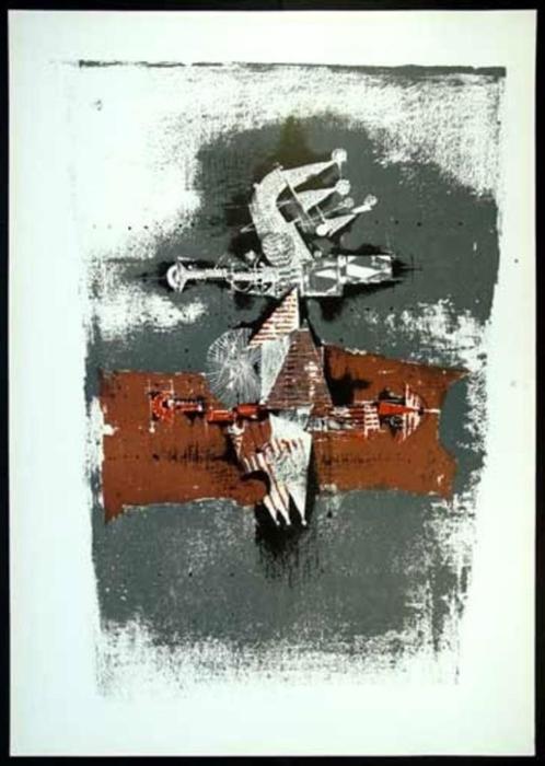 Johnny Friedländer - Sans Titre - Litho, Antiek en Kunst, Kunst | Litho's en Zeefdrukken, Ophalen of Verzenden