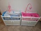 2 baby bedjes met toebehoren, Ophalen, Zo goed als nieuw, Babypop