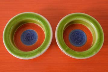 Set van 2 retro vintage Giovanni DeSimone Italy schaaltjes beschikbaar voor biedingen