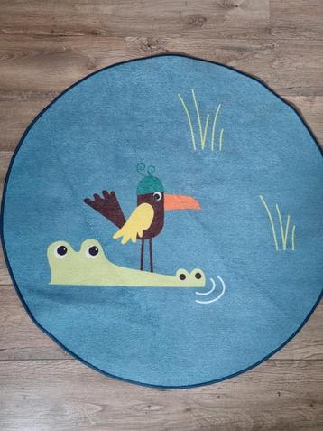 Rond vloerkleed kinderkamer - IKEA Djungelskog beschikbaar voor biedingen