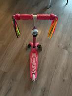 Roze Micro Mini step met vrolijke linten, Ophalen, Zo goed als nieuw, Loopfiets