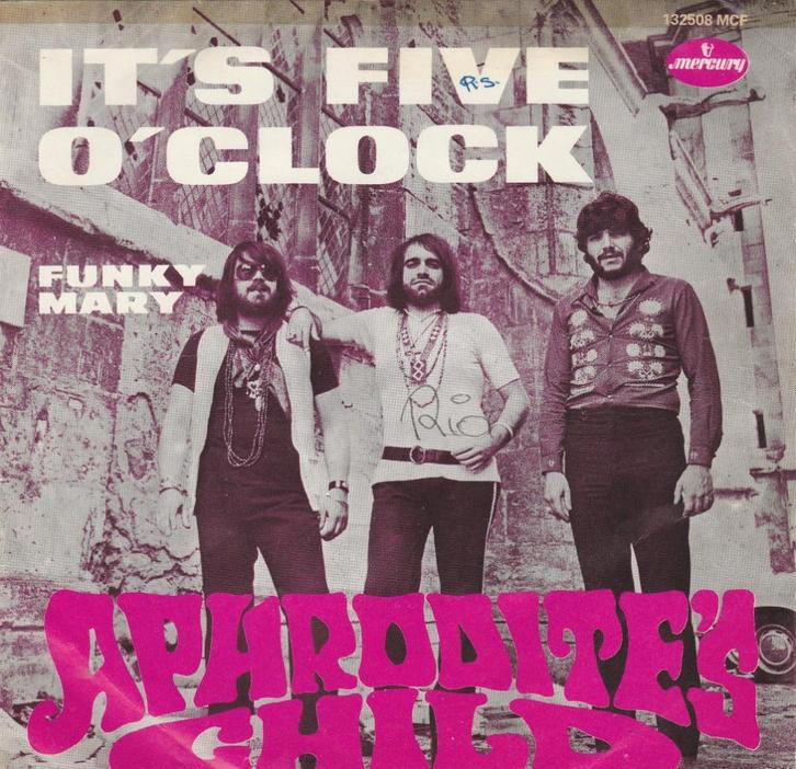 Aphrodite's Child - It's five o'clock / Funky Mary, Cd's en Dvd's, Vinyl | Pop, Gebruikt, 1960 tot 1980, Overige formaten, Verzenden