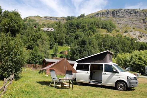 Verlengde VW T5 camper met 4 zit- en slaapplaatsen, Caravans en Kamperen, Campers, Particulier, tot en met 4, Buscamper of Camperbus