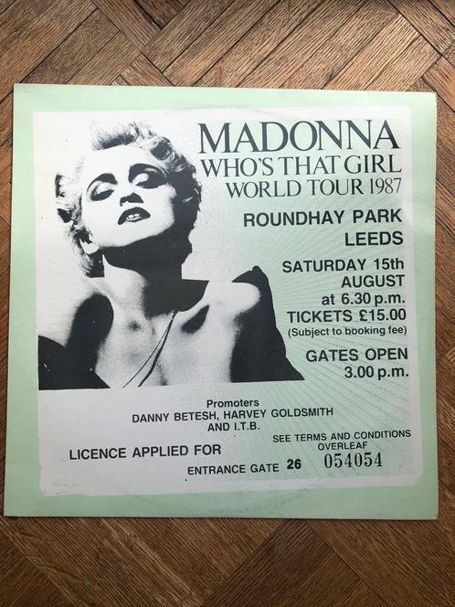 Madonna Who’s That Girl Tour 1987 Roundhay Park Leeds (2xLP), Cd's en Dvd's, Vinyl | Pop, Gebruikt, 1980 tot 2000, Ophalen of Verzenden