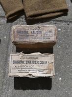 twee lege doosjes voor de call 30 m1, Verzamelen, Militaria | Tweede Wereldoorlog, Ophalen of Verzenden
