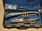 Schenkelaars cornet, Ophalen of Verzenden, Gebruikt, Bes-trompet, Met koffer