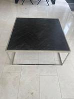 Richmond Blackbone salontafel zilver, Huis en Inrichting, Ophalen, 50 tot 100 cm, Vierkant, 50 tot 100 cm