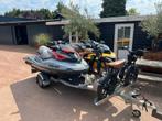 Te huur. Jetloader dubbele waterscooter trailer geremd, Ophalen of Verzenden