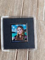 Zwaar verzilverde postzegel. Amalia. St Maarten. Koningshui, Postzegels en Munten, Ophalen of Verzenden