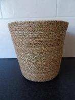 nieuw zeegras bloempot met binnenfolie 18x18.5 cm, Tuin en Terras, Bloempotten, Overige materialen, Rond, Ophalen of Verzenden