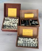 Domino | Dubbel negen | Been-Ebbenhout, Antiek en Kunst, Ophalen of Verzenden