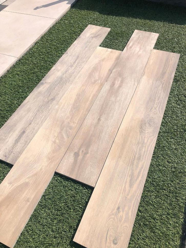 keramische terrastegels 180x26x2 cm Oak actieprijs, Tuin en Terras, Tegels en Klinkers, Nieuw, Terrastegels, Keramiek, 10 m² of meer