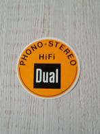 sticker DUAL PHONO - STEREO HiFi, Ophalen of Verzenden, Zo goed als nieuw, Merk