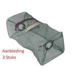fuik set 3 stuks AANBIEDING vang vis krab etc, Ophalen of Verzenden, Nieuw, Net of Fuik