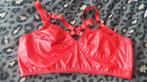 Gave leerlook bh NIEUW rood lederlook wetlook, Ophalen of Verzenden, Rood, BH