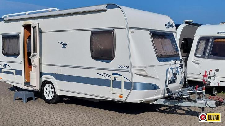 Fendt Bianco Classico 495 TFB incl. Mover en Luifel !, Caravans en Kamperen, Caravans, Bedrijf, tot en met 4, 1000 - 1250 kg, Rondzit