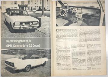 Testen van Opel Commodore A in Autovisie e.a. beschikbaar voor biedingen
