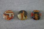 3 Buttons Elvis Presley, Verzamelen, Ophalen of Verzenden, Gebruikt, Overige typen