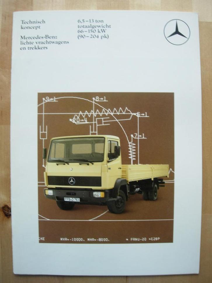 Mercedes Ecoliner Brochure 1987 - 709 809 814 914 1114, Boeken, Auto's | Folders en Tijdschriften, Zo goed als nieuw, Mercedes