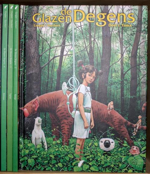 De Glazen Degens 1 t/m 4 hc (Daedalus), Boeken, Stripboeken, Zo goed als nieuw, Complete serie of reeks, Ophalen of Verzenden
