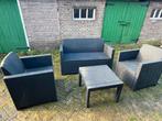 loungeset, Tuin en Terras, Ophalen of Verzenden, Zo goed als nieuw, Kunststof