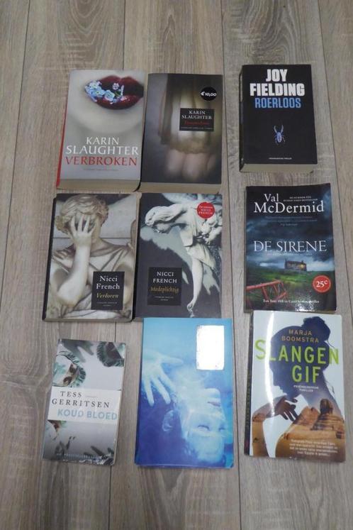 Thrillers Slaughter French Fielding Läckberg Gerritsen McDer, Boeken, Thrillers, Gelezen, Ophalen of Verzenden