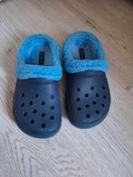 Crocs, warm gevoerd blauw maat J2, 33-34, Gebruikt, Crocs, Jongen of Meisje, Overige typen
