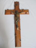 kruisbeeld crucifix antiek, Ophalen of Verzenden, Gebruikt, Christendom | Katholiek