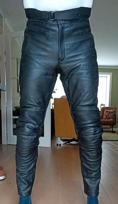 Leren Motorbroek Maat 50, Motoren, Kleding | Motorkleding, Broek | leer, Heren, Tweedehands, Ophalen of Verzenden