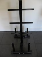 Halterschijven standaard, Sport en Fitness, Fitnessmaterialen, Ophalen, Zo goed als nieuw