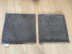 2 kussenhoezen Ikea 50x50cm, Huis en Inrichting, Woonaccessoires | Kussens, Ophalen, Gebruikt, Grijs, Vierkant