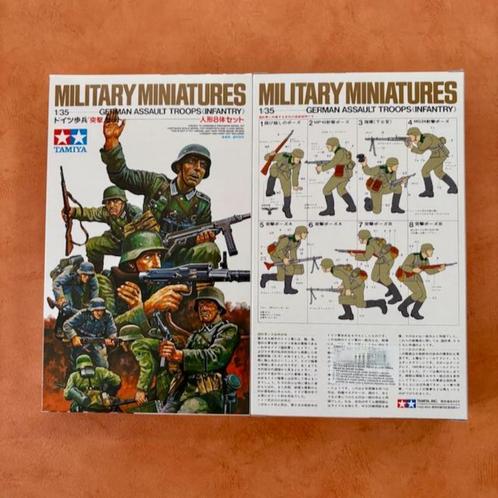 Tamiya	35030	ww2 German Assault Troops 	1/35, Hobby en Vrije tijd, Modelbouw | Figuren en Diorama's, Nieuw, 1:35 tot 1:50, Ophalen of Verzenden