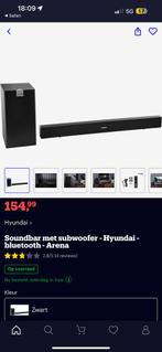 Hyundai soundbar met subwoofer winkelprijs €155, Audio, Tv en Foto, Soundbars, Met externe subwoofer, Zo goed als nieuw, Ophalen