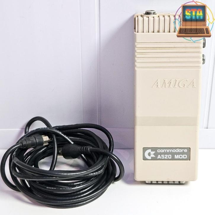 Commodore Amiga 520 TV Modulator Met Kabel Getest Werkend, Computers en Software, Vintage Computers, Ophalen of Verzenden
