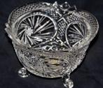 kristallen bonbonschaal Annahütte - handgemaakt schaaltje, Antiek en Kunst, Antiek | Glas en Kristal, Ophalen of Verzenden
