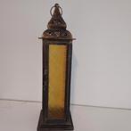 TE KOOP EEN WINDLICHT LANTAARN GLAS EN LOOD, Huis en Inrichting, Ophalen of Verzenden, Zo goed als nieuw, Overige materialen, 25 tot 50 cm