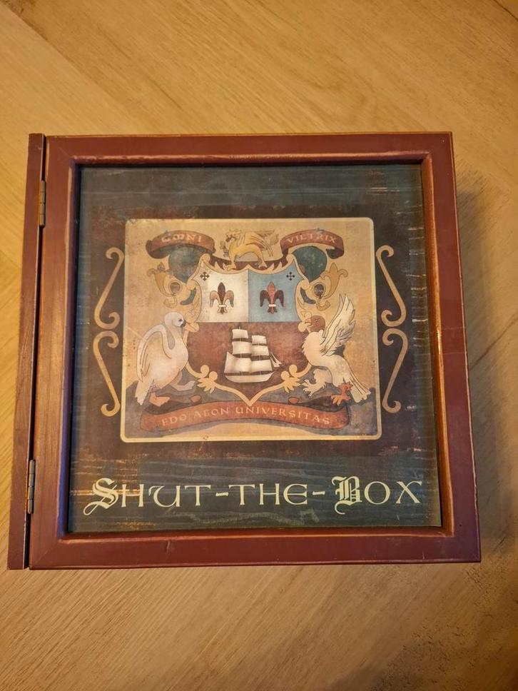 Shut the Box - Leuk dobbelspel!, Hobby en Vrije tijd, Gezelschapsspellen | Bordspellen, Een of twee spelers, Drie of vier spelers