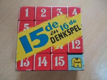 15e en 16e denkspel, oud spelletje geproduceerd door Jumbo beschikbaar voor biedingen