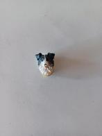 Border Collie broche, Sieraden, Tassen en Uiterlijk, Ophalen of Verzenden, Zo goed als nieuw, Goud, Overige materialen