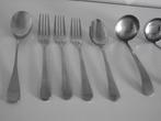 11 stuks vintage Hollands Glad bestek + opscheplepels p stuk, Ophalen of Verzenden