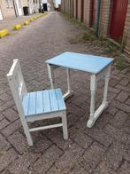 Brocante tafeltje met stoeltje, Ophalen, Zo goed als nieuw, Tafel(s) en Stoel(en)
