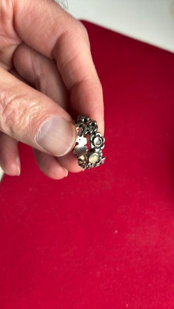 925 sterling zilver ring Pandora 18,5 mm beschikbaar voor biedingen