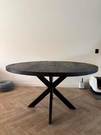 Mango Houten Eettafel Rond - Z.g.a.n., Huis en Inrichting, Tafels | Eettafels, 100 tot 150 cm, Ophalen of Verzenden, Zo goed als nieuw