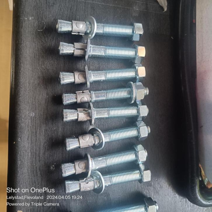 bolzenanker b, Doe-het-zelf en Verbouw, IJzerwaren en Bevestigingsmiddelen, Nieuw, Bouten of Moeren, Minder dan 50 mm, Rvs, Ophalen of Verzenden