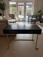 Zwarte Side Table / Bureau, Huis en Inrichting, Ophalen, Zo goed als nieuw, Bureau