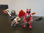 Playmobil rode draak met ridder en accessoires aangeboden, Kinderen en Baby's, Speelgoed | Playmobil, Ophalen of Verzenden, Gebruikt